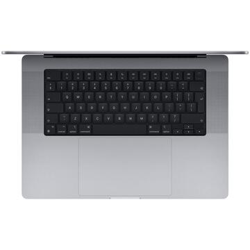 Notebook Apple MacBook Pro 16" M1 Max Chip 10-Core CPU 32-Core GPU 1TB SSD, Space Grey, INT KB