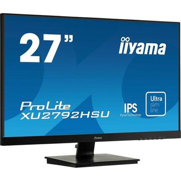 Monitor LED Iiyama XU2792HSU-B1, 27inch, 1920x1080, 4ms, Black