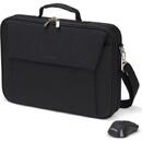 Dicota Multi Wireless Mouse Kit, notebook bag (black, up to 39.6 cm (15.6 "), incl. Wireless mouse)