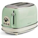Prajitor de paine Ariete Vintage Toaster 810W 2 Felii Verde