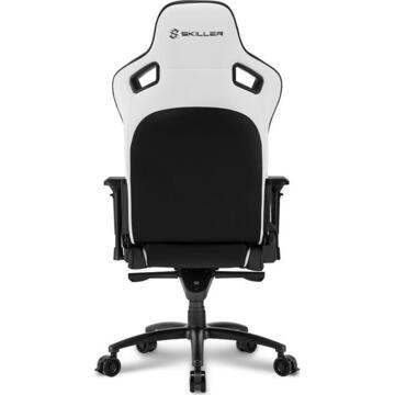Scaun Gaming Sharkoon Skiller SGS4 Gaming Seat - black/white