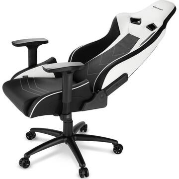 Scaun Gaming Sharkoon Elbrus 3 Gaming Chair, gaming chair (black / white)