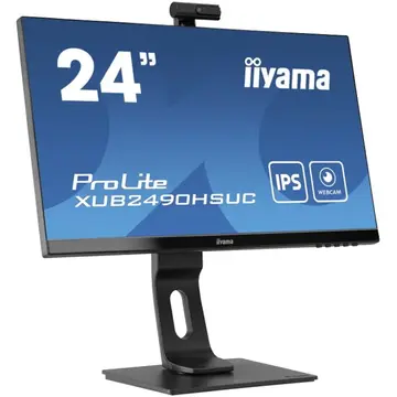 Monitor LED Iiyama 24 LED XUB2490HSUC-B1 - 24 FHD Business ETE IPS webcam
