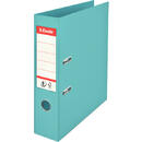 Biblioraft Esselte No.1 Power Colour Ice, PP/PP, A4, 75 mm, albastru