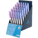 Stilouri SIS Display SCHNEIDER Easy, 30 stilouri - (15 x design albastru, 15 x design violet)