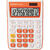 Calculator de birou Calculator de birou, 12 digits, 145 x 104 x 26 mm, Rebell SDC 912 - alb/orange