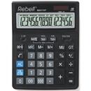 Calculator de birou Calculator de birou, 16 digits, 206 x 155 x 35 mm, dual power, Rebell BDC 716M - negru