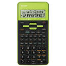 Calculator de birou Calculator stiintific, 10 digits, 273 functii, 161x80x15mm, dual power, SHARP EL-531THBGR-negru/verd