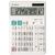 Calculator de birou Calculator de birou, 12 digits, 189 x 127 x 18 mm, dual power, ecran rabatabil, SHARP EL-340W - alb