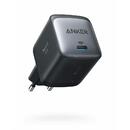 Incarcator de retea Anker Nano II 65W, USB-C, PowerIQ 3.0, GaN II, Negru