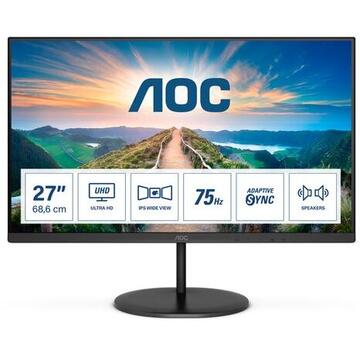 Monitor LED AOC 27" 3840 x 2160 pixels 4K Ultra HD LED Black