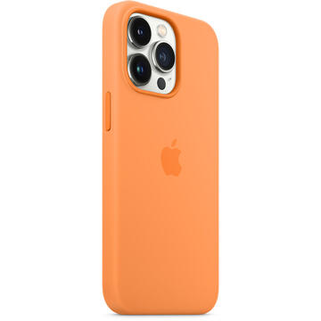 Husa Apple Original Silicon iPhone 13 Pro Max, MagSafe, Marigold