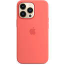 Husa Apple Husa Original Silicon iPhone 13 Pro Max, MagSafe, Pink Pomelo