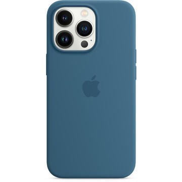 Husa Apple Husa Original Silicon iPhone 13 Pro Max, MagSafe, Blue Jay