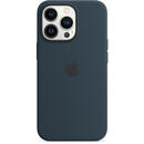 Husa Apple Original Silicon iPhone 13 Pro Max, MagSafe, Abyss Blue