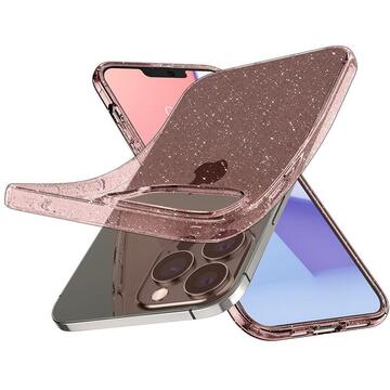 Husa Spigen Husa Liquid Crystal Glitter iPhone 13 Pro Max Pink