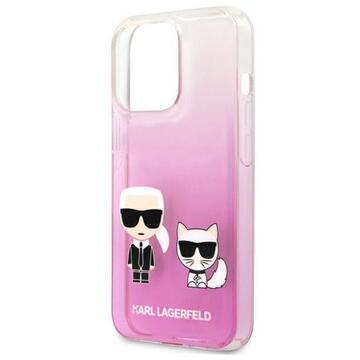 Husa Karl Lagerfeld Husa Karl &amp; Choupette iPhone 13 Pro Max Roz