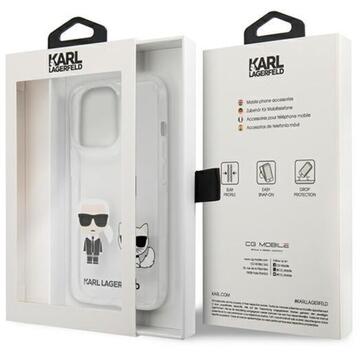 Husa Karl Lagerfeld Husa Karl &amp; Choupette iPhone 13 Pro Max Transparent