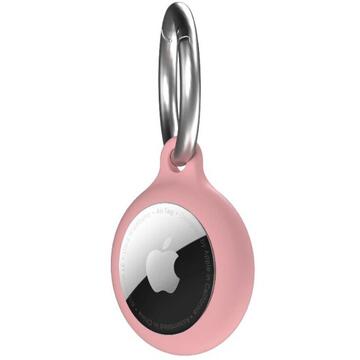 Next One AirTag Secure Silicone Key Clip Ballet Pink