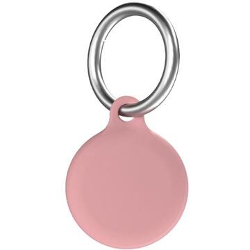 Next One AirTag Secure Silicone Key Clip Ballet Pink