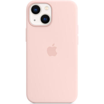Husa Apple Husa de protectie Silicone Case with MagSafe pentru iPhone 13 mini, Chalk Pink