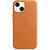 Husa Apple Original Leather iPhone 13 Mini, MagSafe, Golden Brown
