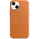Husa Apple Husa Original Leather iPhone 13 Mini, MagSafe, Golden Brown