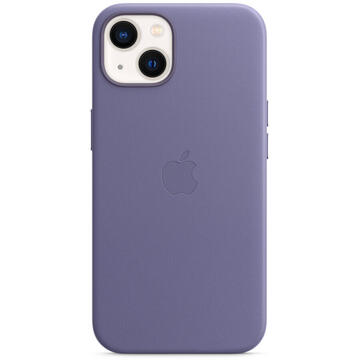 Husa Apple Leather Case with MagSafe pentru iPhone 13 mini, Wisteria