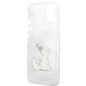 Husa Karl Lagerfeld Husa Choupette Fun iPhone 13 Mini Transparent