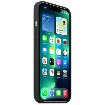 Husa Apple Husa Original Silicon iPhone 13 Pro, MagSafe, Midnight