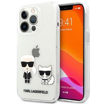 Husa Karl Lagerfeld Husa Karl &amp; Choupette iPhone 13 Pro Transparent