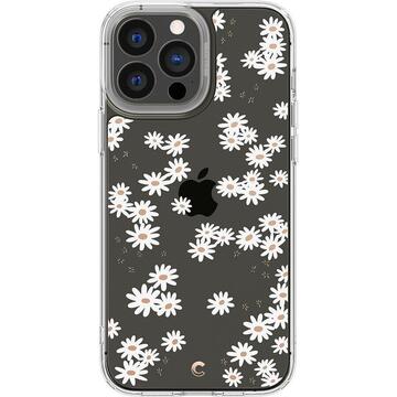 Husa Cyrill by Spigen Husa Cecile Series iPhone 13 Pro White Daisy