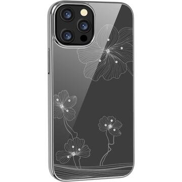 Husa Devia Husa Crystal Flora iPhone 13 Pro Silver (cristale)