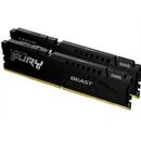 Memorie Kingston Fury Beast Black, 32 GB Dual-Kit DDR5-5200, CL40 -