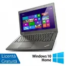 Laptop Refurbished Laptop LENOVO ThinkPad T440P, Intel Core i5-4300M 2.60GHz, 4GB DDR3, 500GB SATA, DVD-RW, 14 Inch, Fara Webcam + Windows 10 Home