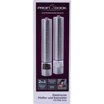 Rasnita Clatronic Set of salt and pepper grinders Profi Cook PC-PSM 1031