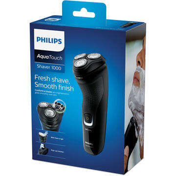 Aparat de barbierit Philips 1000 series S1223/41 men's shaver Rotation shaver Trimmer Black