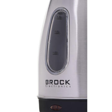 Fierbator BROCK WK 0601 SS electric kettle 1.8 L 1500 W Silver