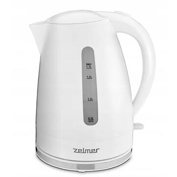 Fierbator Zelmer ZCK7617W electric kettle 1.7 L 2200 W White