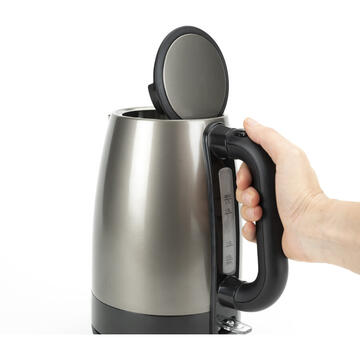 Fierbator BLACK+DECKER Black & Decker BXKE2201E electric kettle 1.7 L 2200 W Black, Stainless steel