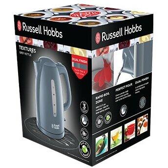 Fierbator Russel Hobbs RUSSELL HOBBS Textures Grey 21274-70 electric kettle 1.7 L 2400 W Charcoal