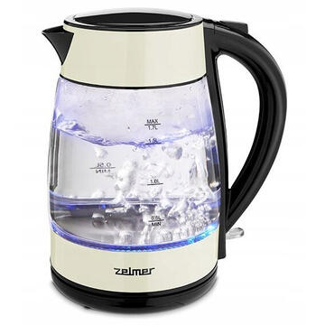 Fierbator Zelmer ZCK8011I electric kettle 1.7 L 2200 W Black, Yellow