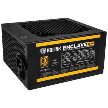 Sursa KOLINK Enclave 80 PLUS Gold Netzteil, modular - 500 Watt