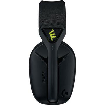 Logitech G435 Headset Head-band Bluetooth Black, Yellow
