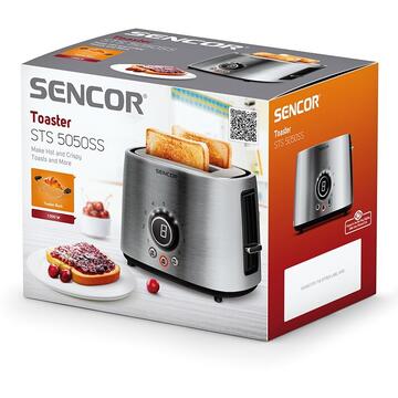 Prajitor de paine Sencor Toaster 1000W Gri