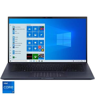 Notebook Asus ExpertBook B B9400CEA-KC1291R 14" Intel® Core™ i7-1165G7 16GB 1T SSD Intel® Iris Xᵉ Graphics Windows 10 Pro Star Black