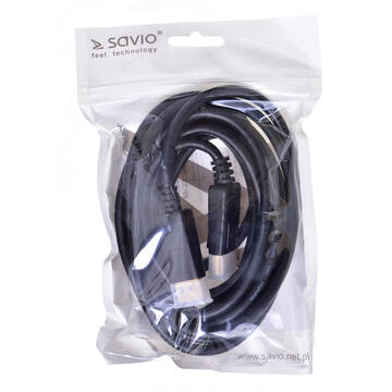 SAVIO DisplayPort (M) – DisplayPort (M) Cable 3m CL-86 3 m Black