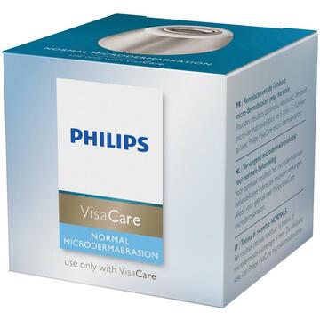 Aparate intretinere si ingrijire corporala Accesoriu microdermabraziune Philips Visacare SC6891/01, ten normal, inlocuire la 6 luni