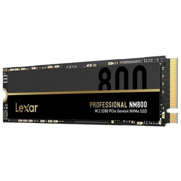SSD Lexar Professional NM800 512 GB M.2 2280 PCI-E x4 Gen4 NVMe