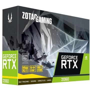 Placa video Zotac GeForce RTX 2060 Twin Fan 12GB 192-bit